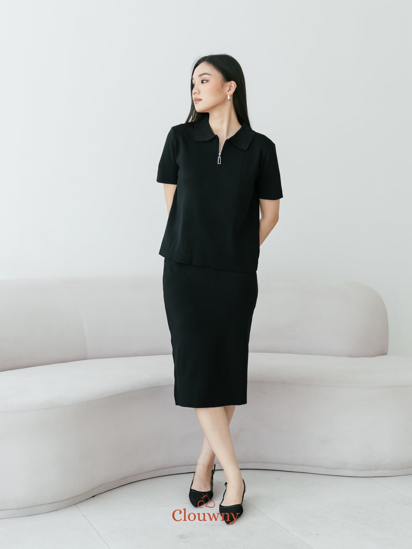 Alani Knit Set - Black