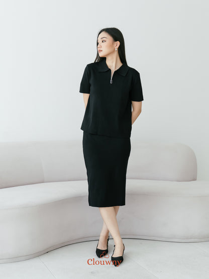 Alani Knit Set - Black
