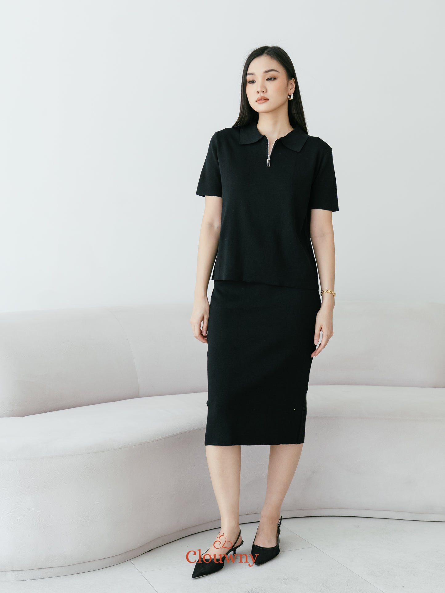 Alani Knit Set - Black