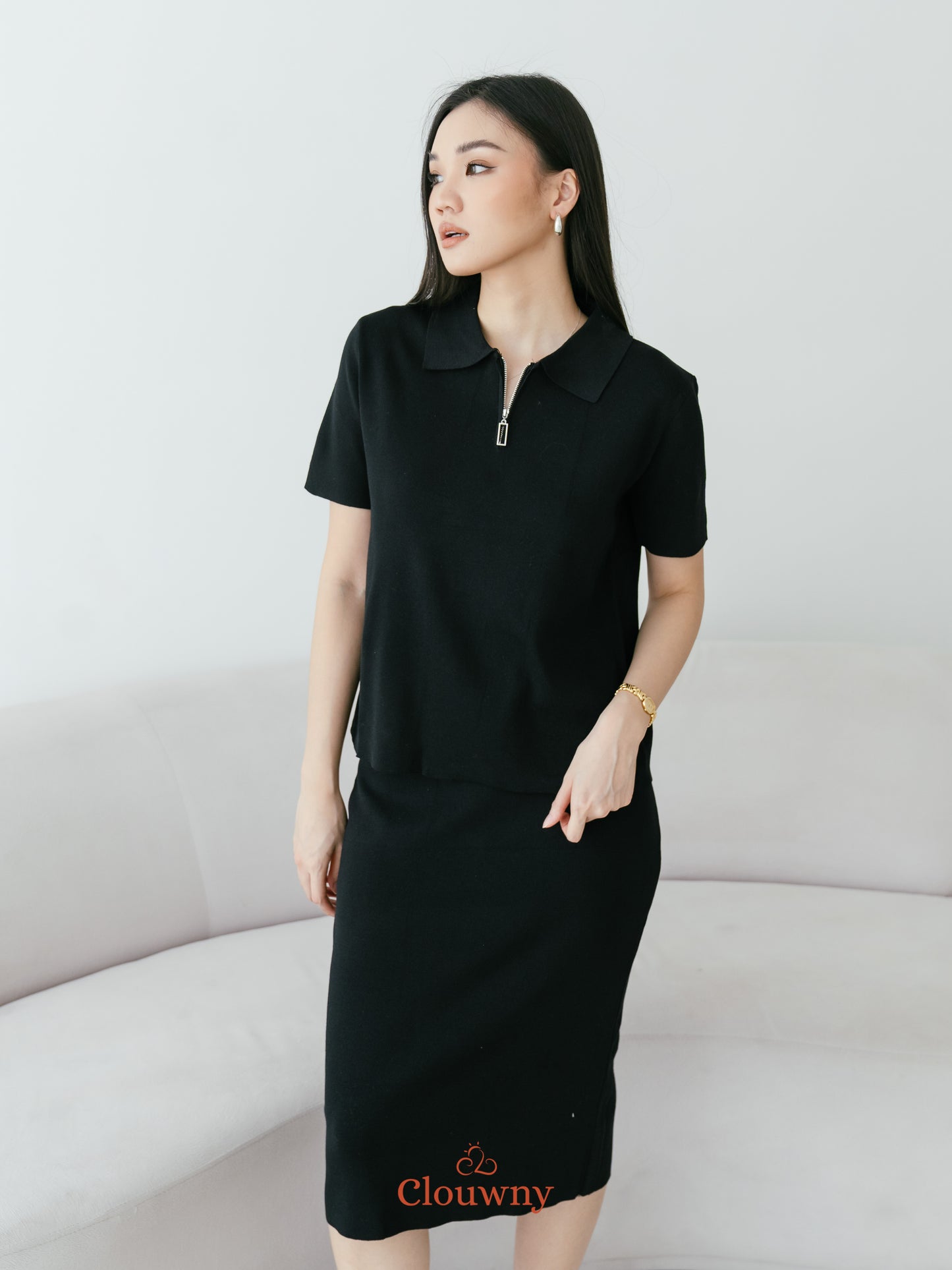 Alani Knit Set - Black