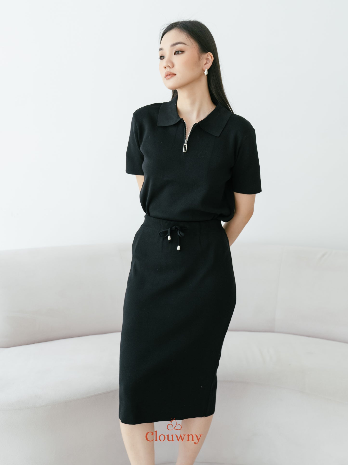 Alani Knit Set - Black