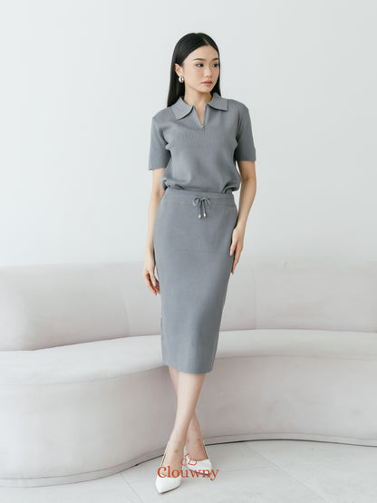Alani Knit Set - Grey