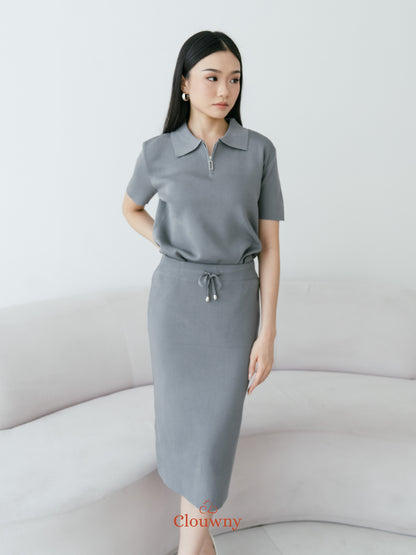 Alani Knit Set - Grey