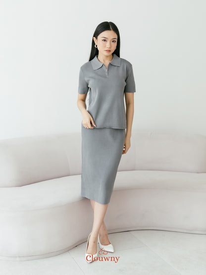 Alani Knit Set - Grey
