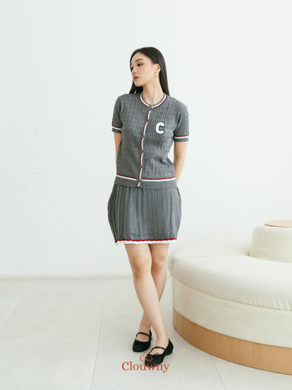 Charlise Knit Set - Grey