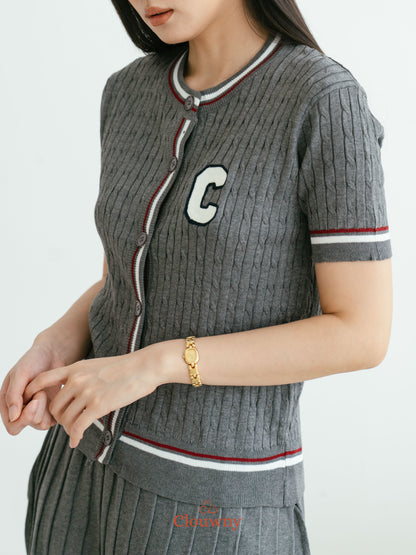 Charlise Knit Set - Grey