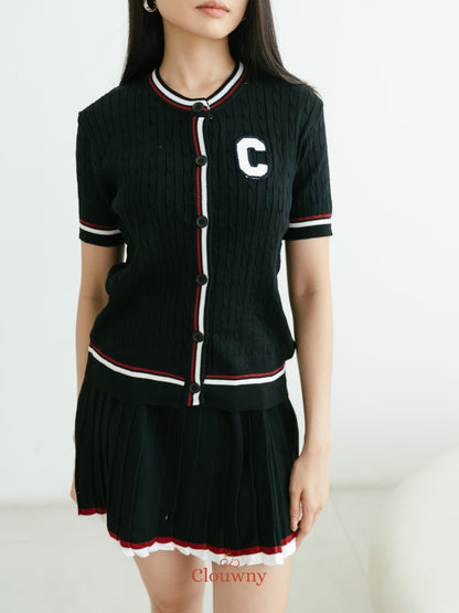 Charlise Knit Set - Black