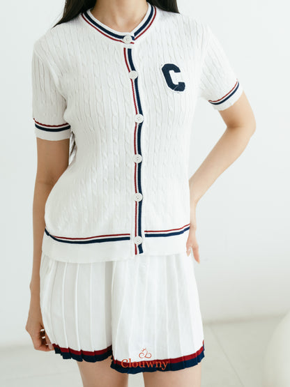 Charlise Knit Set - White