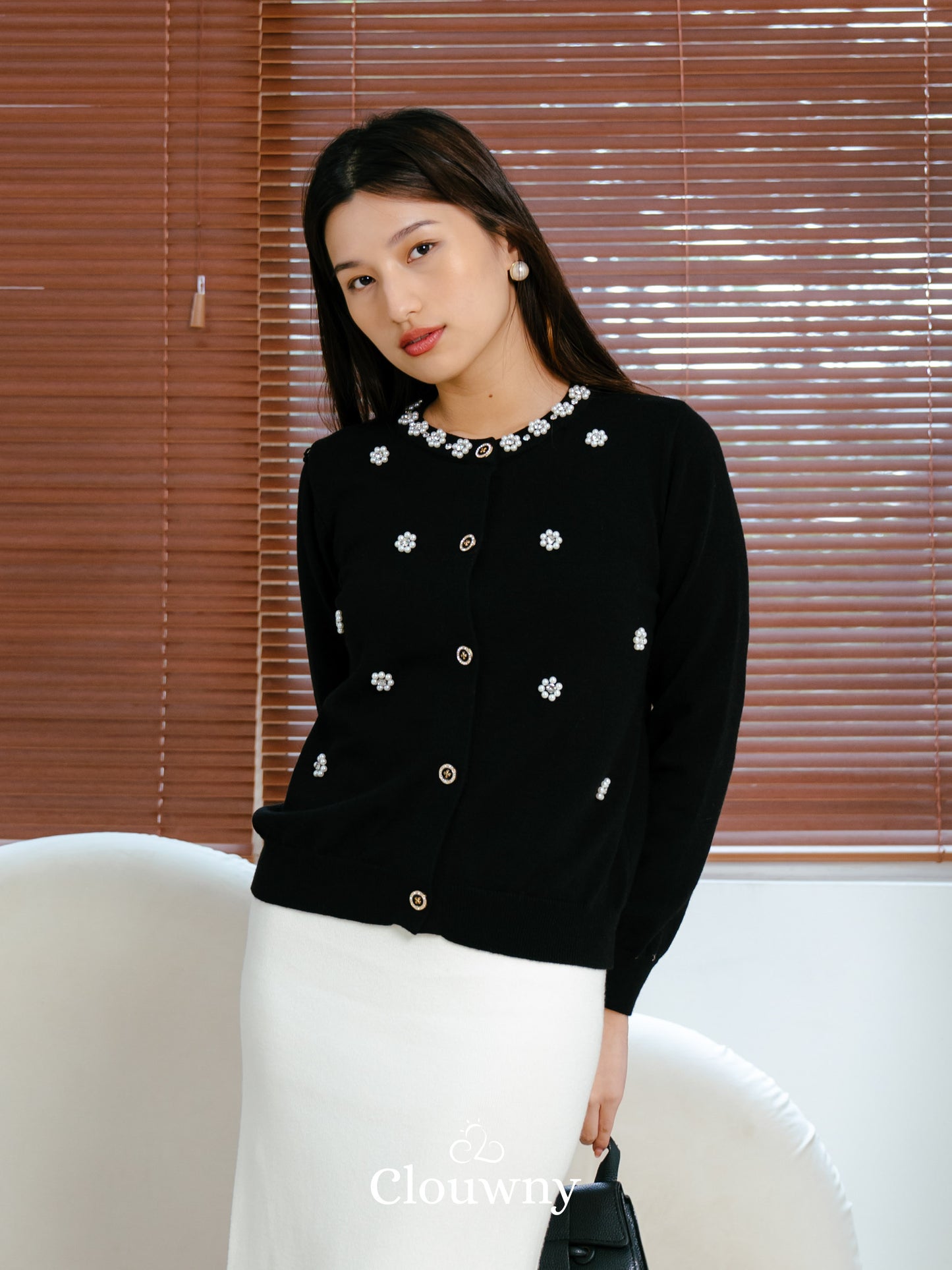 Bea Knit Cardigan - Black