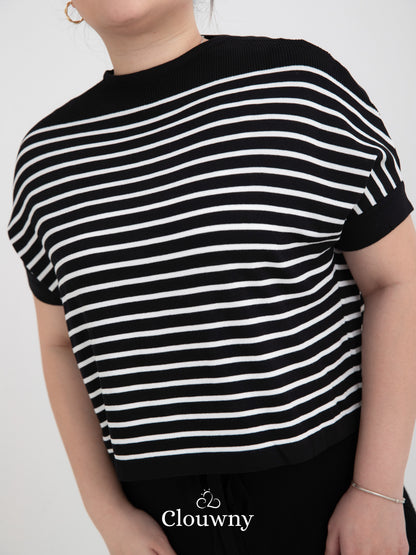 Max Stripes Batwing - Black