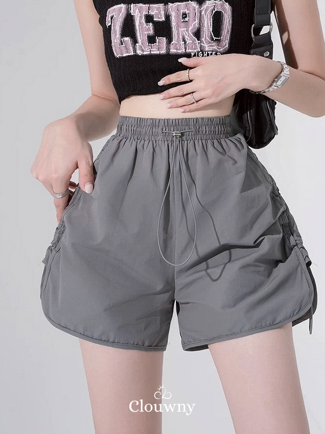 Sherina Short Pants - Dark Grey