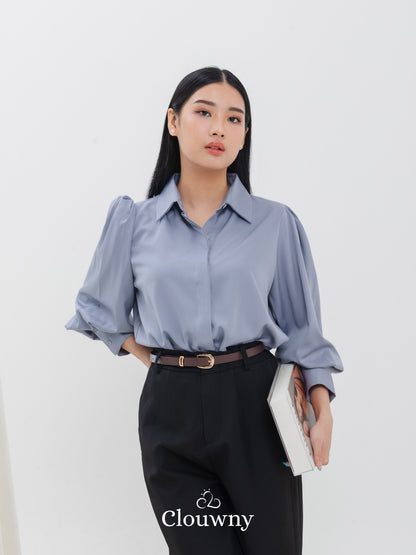 Shanika Shirt Longsleeve - Grey