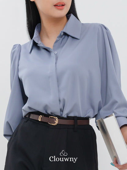 Shanika Shirt Longsleeve - Grey