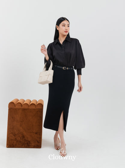 Shanika Shirt Longsleeve - Black