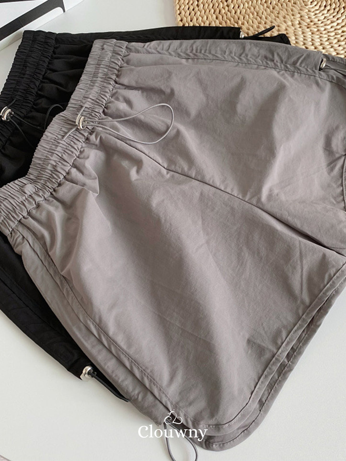 Sherina Short Pants - Dark Grey