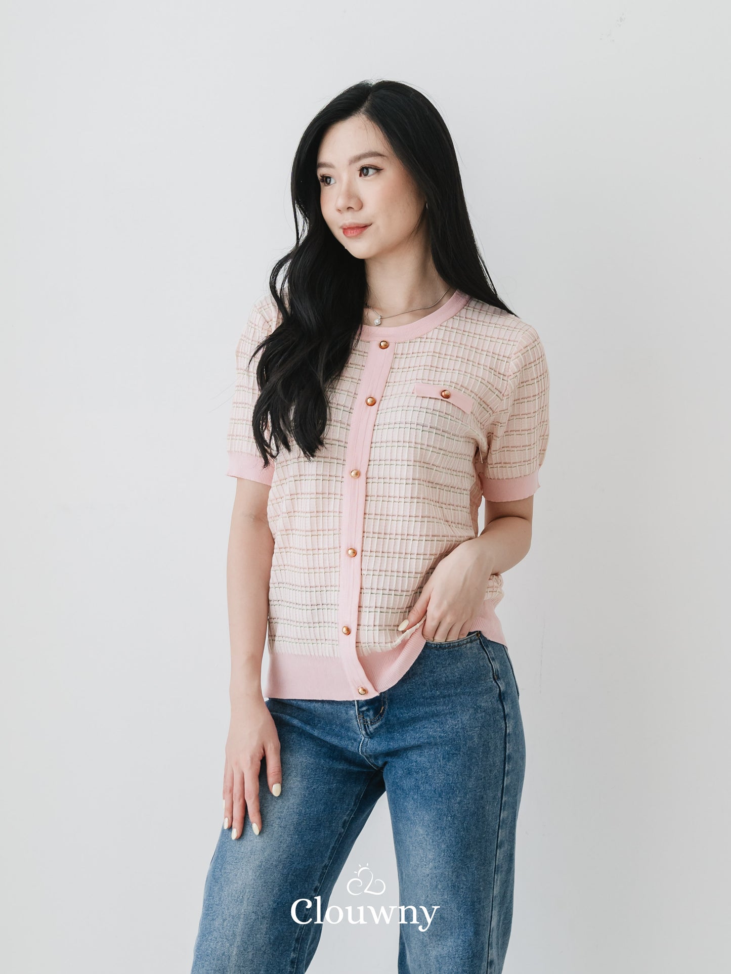 Maureen Knit Top - Pink