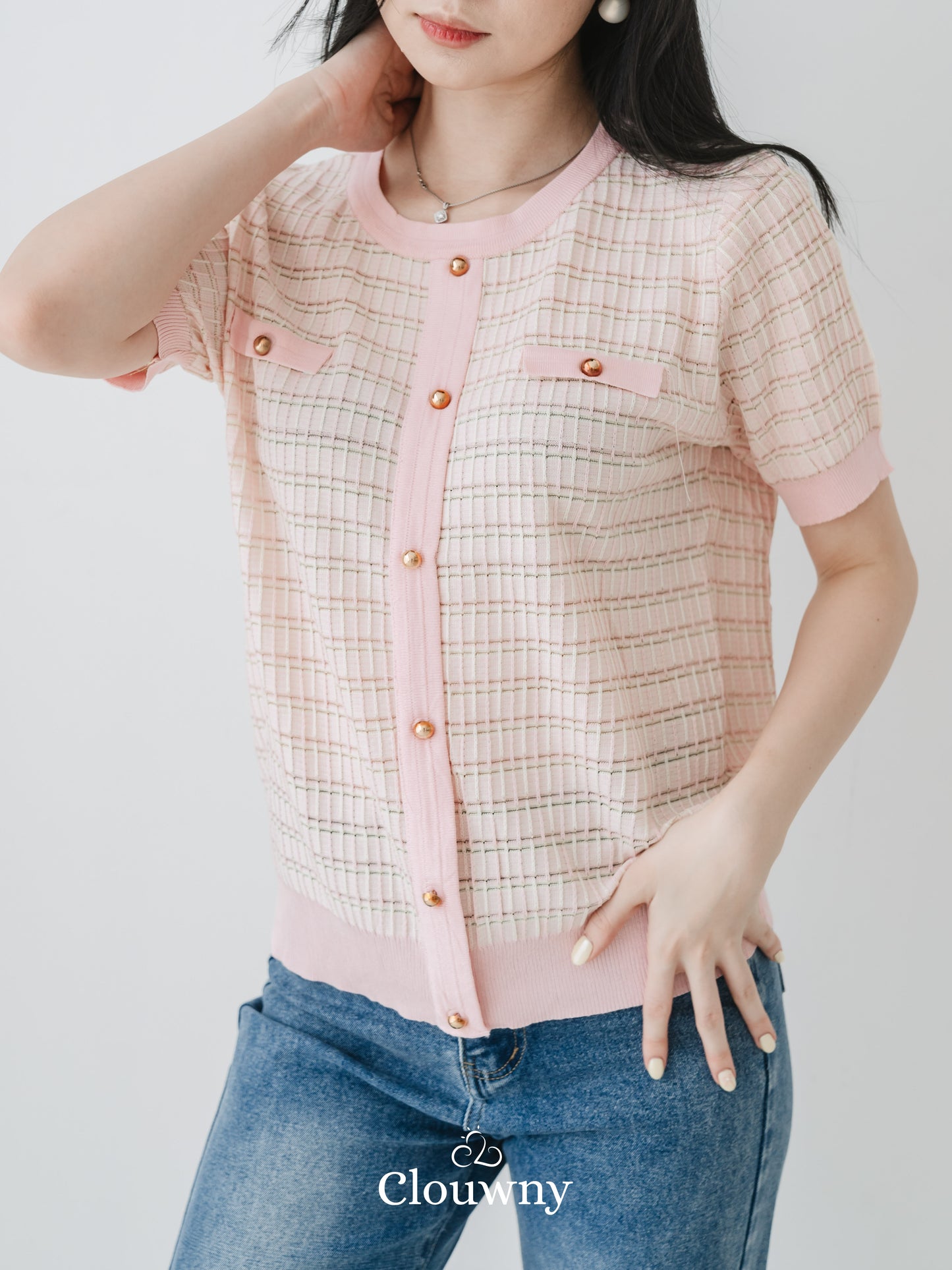 Maureen Knit Top - Pink