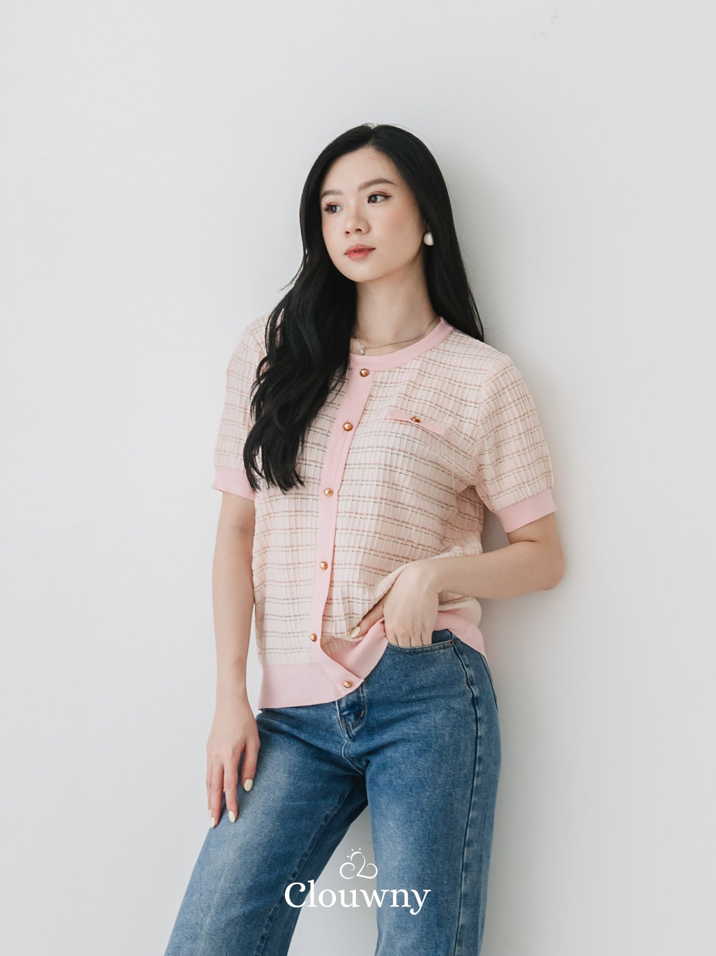 Maureen Knit Top - Pink