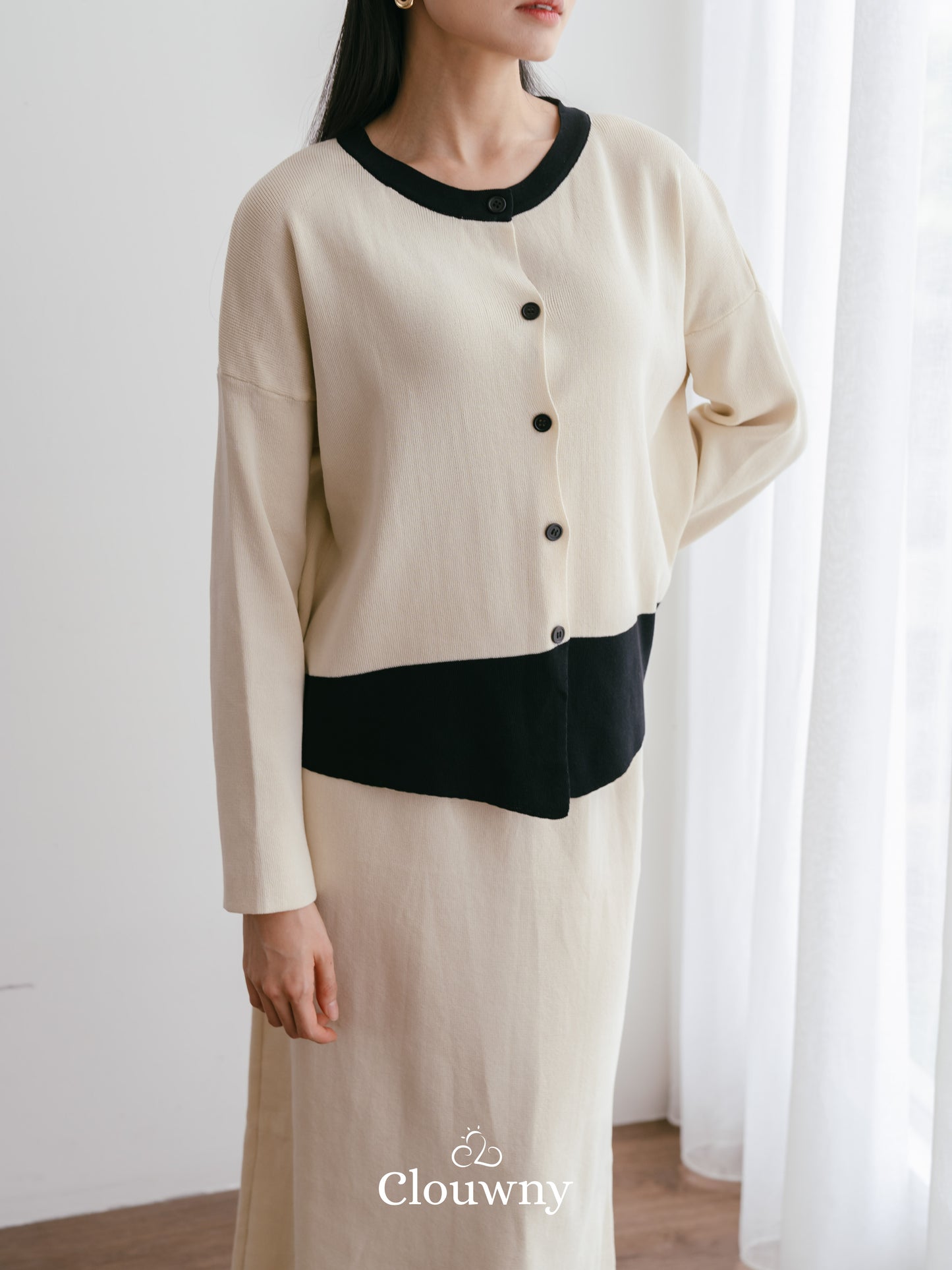 Aristy Longsleeve Set - Cream