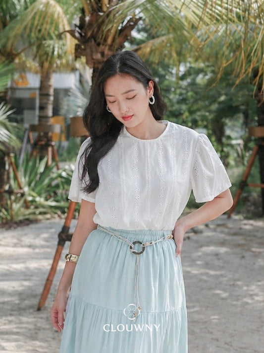 Salma Loose Blouse - Broken White