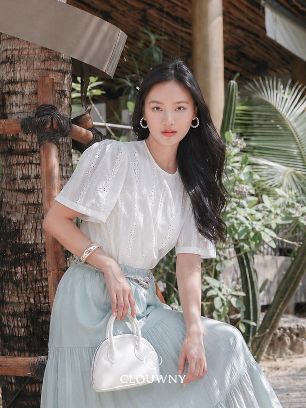 Salma Loose Blouse - Broken White