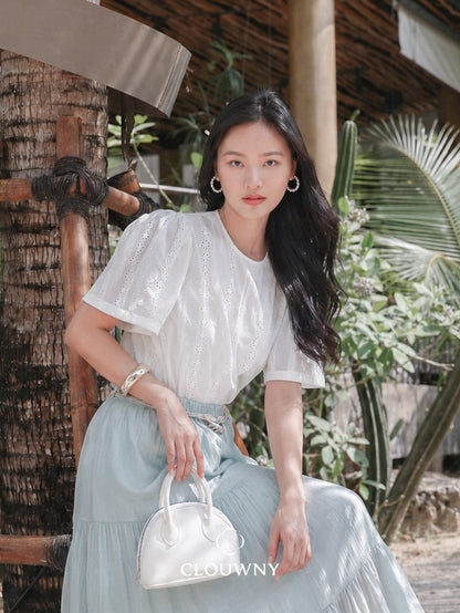 Salma Loose Blouse - Broken White