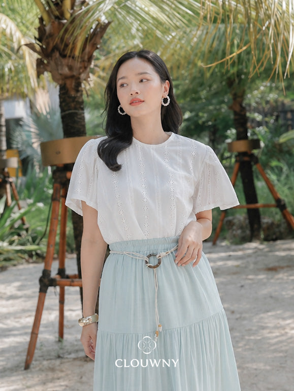 Salma Loose Blouse - Broken White