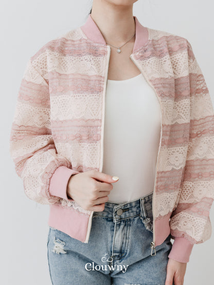 Texas Lace Jacket - Pink