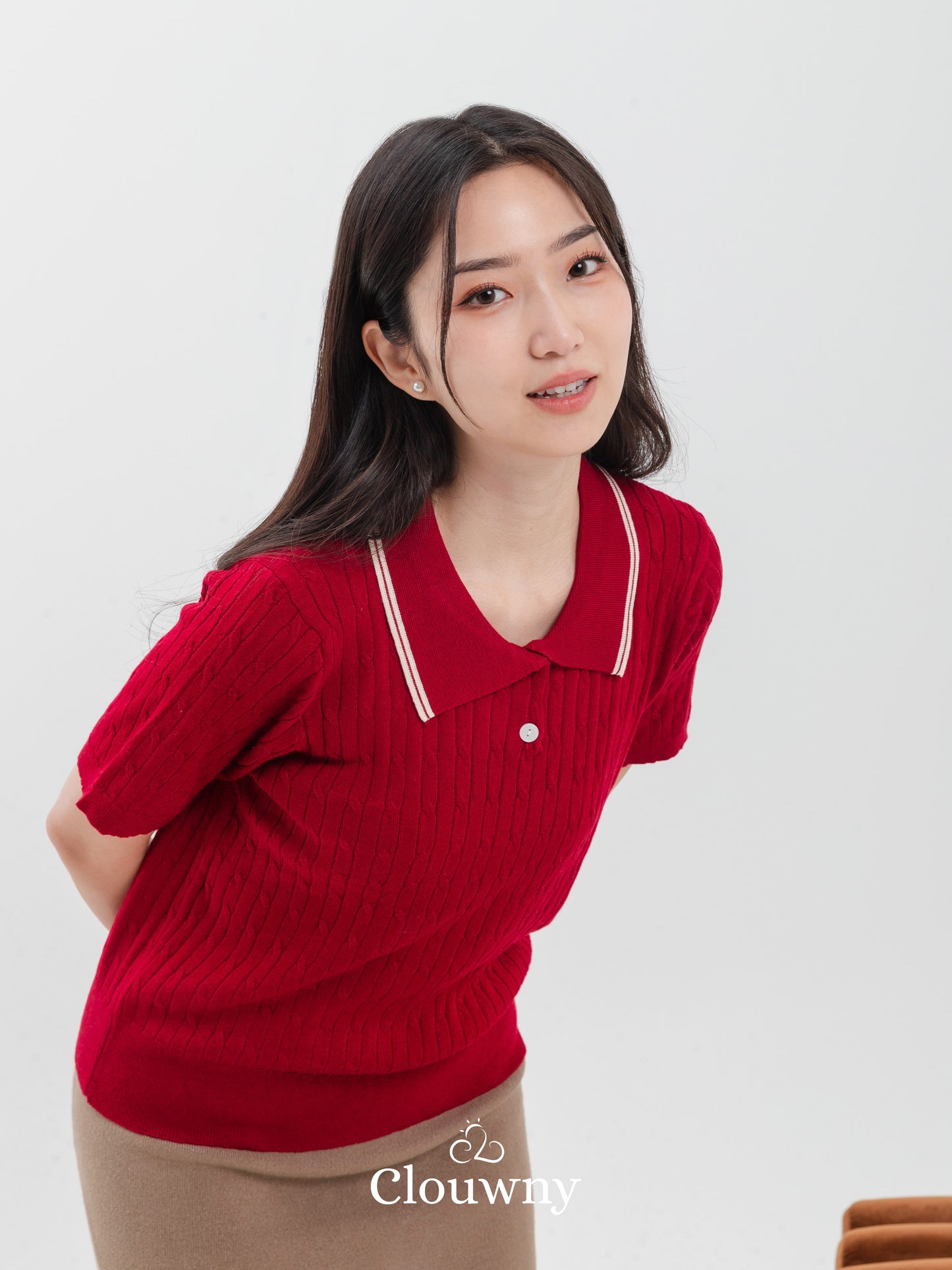 Dorothy Polo Top - Maroon