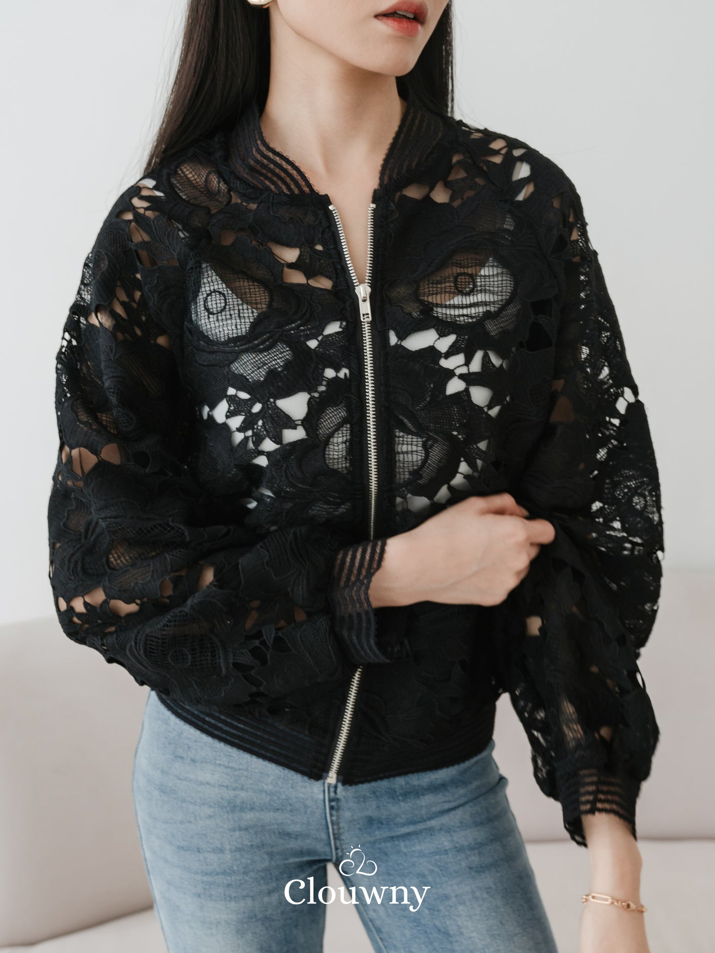 Marri Lace Jacket - Black