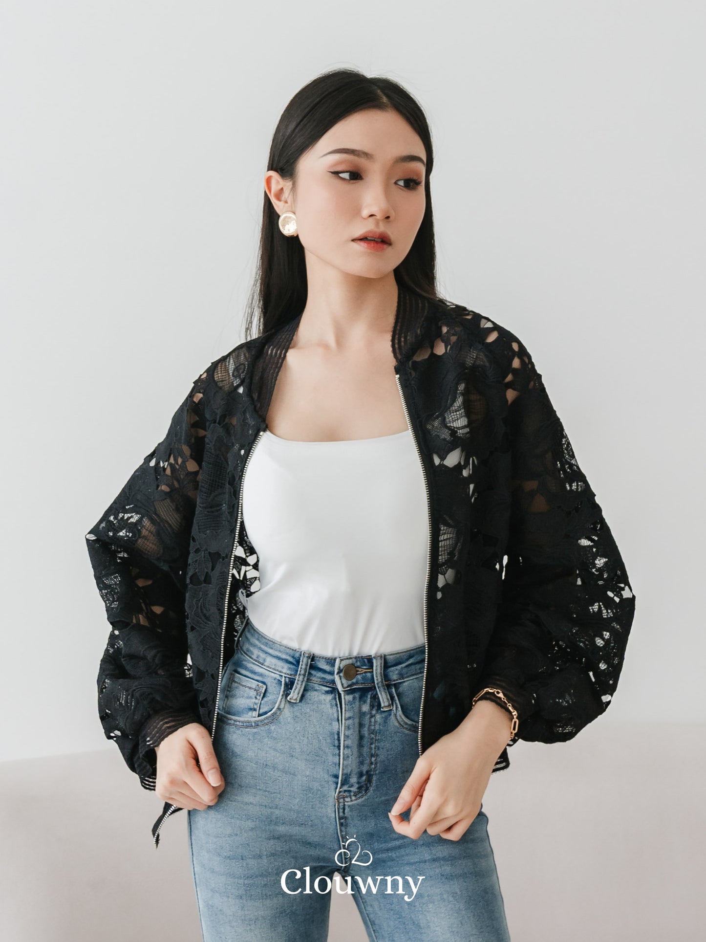 Marri Lace Jacket - Black