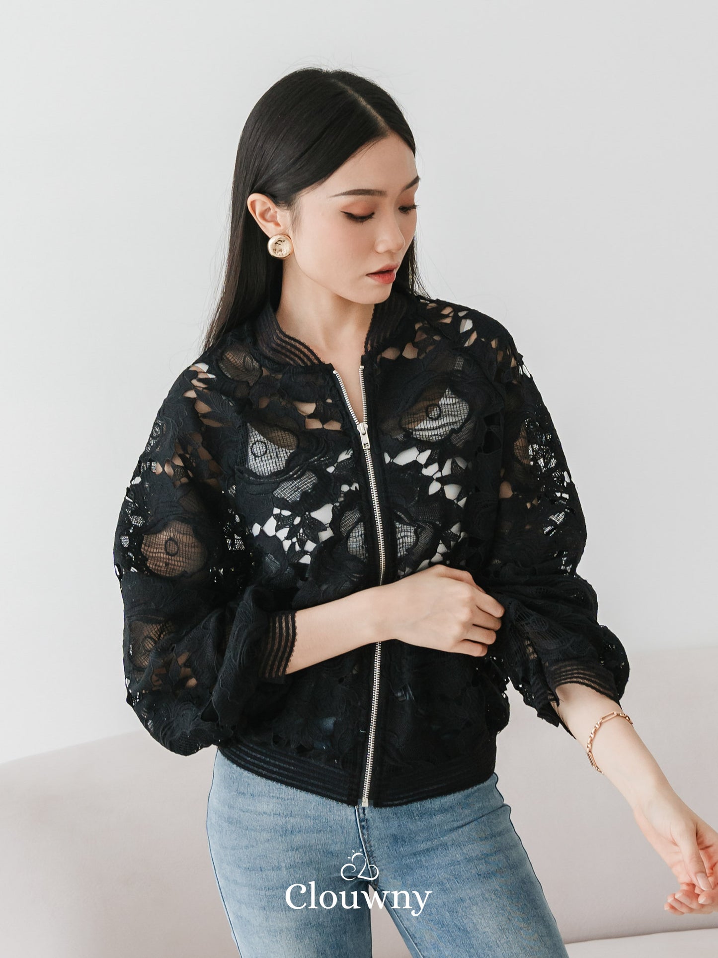 Marri Lace Jacket - Black