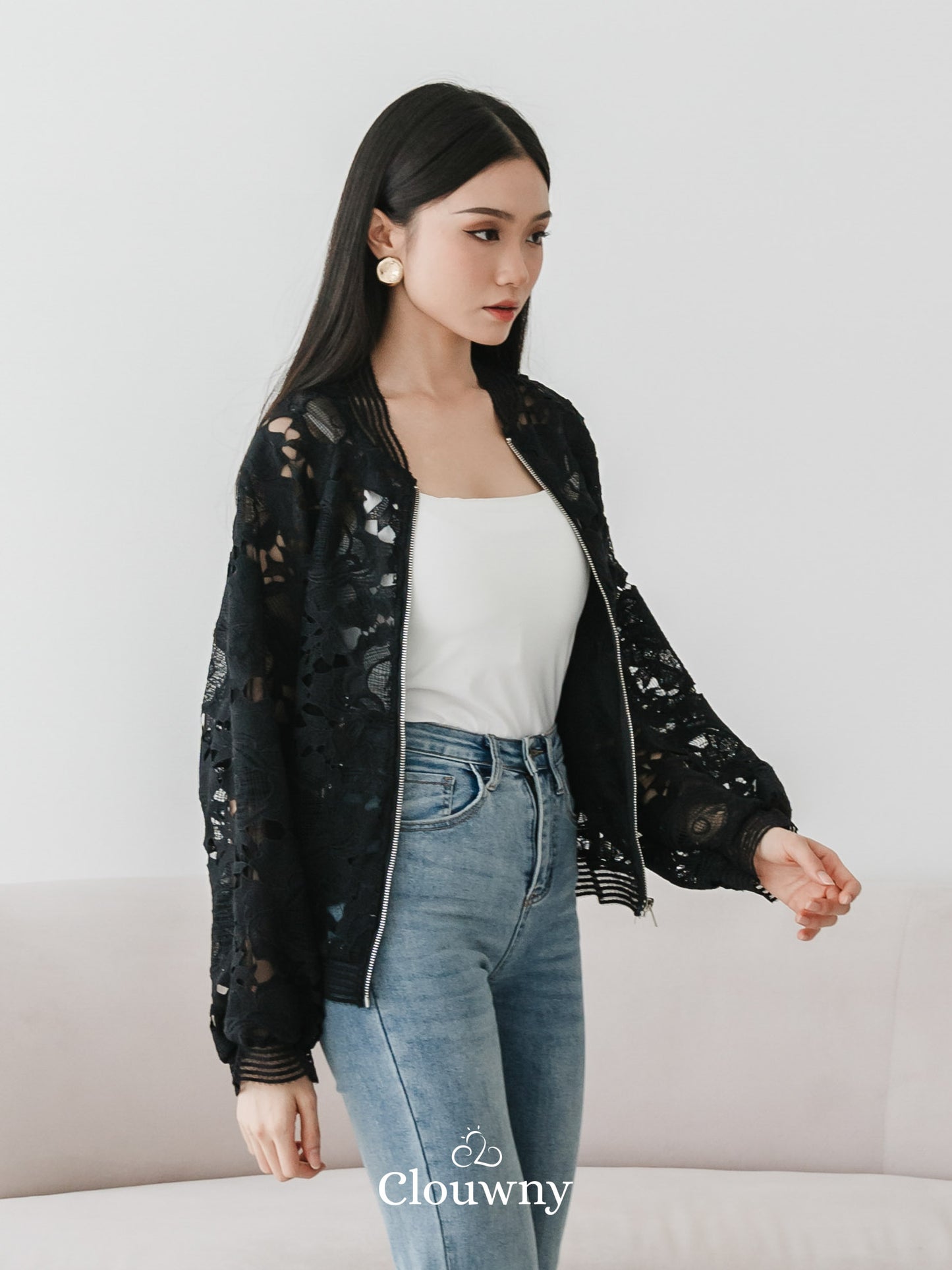 Marri Lace Jacket - Black