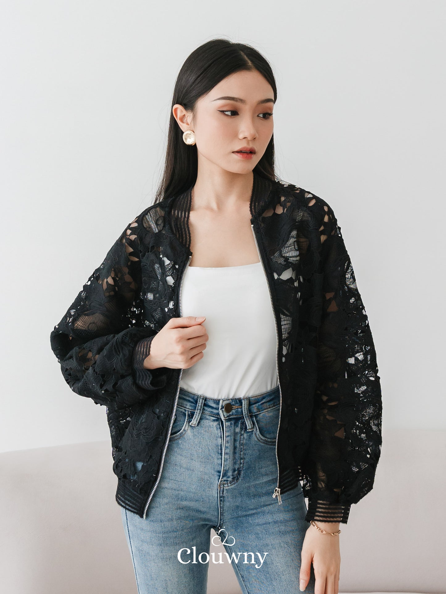 Marri Lace Jacket - Black