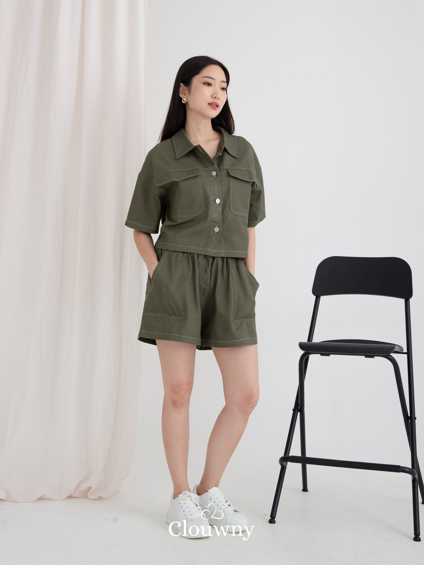 Isa Set Jeans - Army (Minor Deffect)