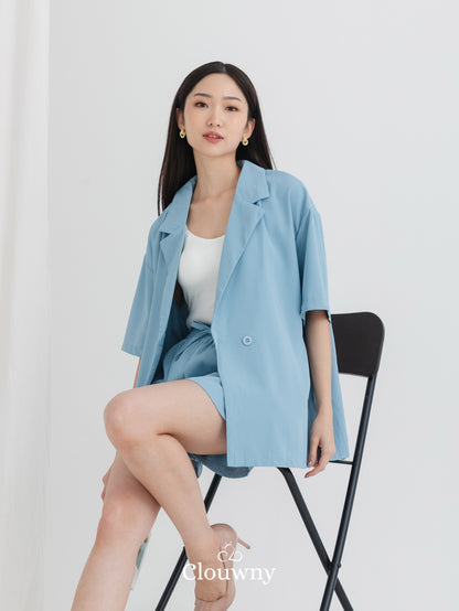 Javi Set Blazer - Blue