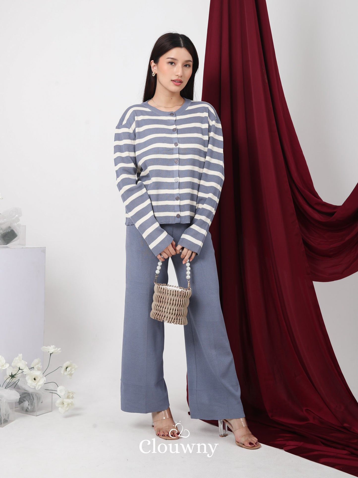 Stella Longsleeve Set - Light Blue