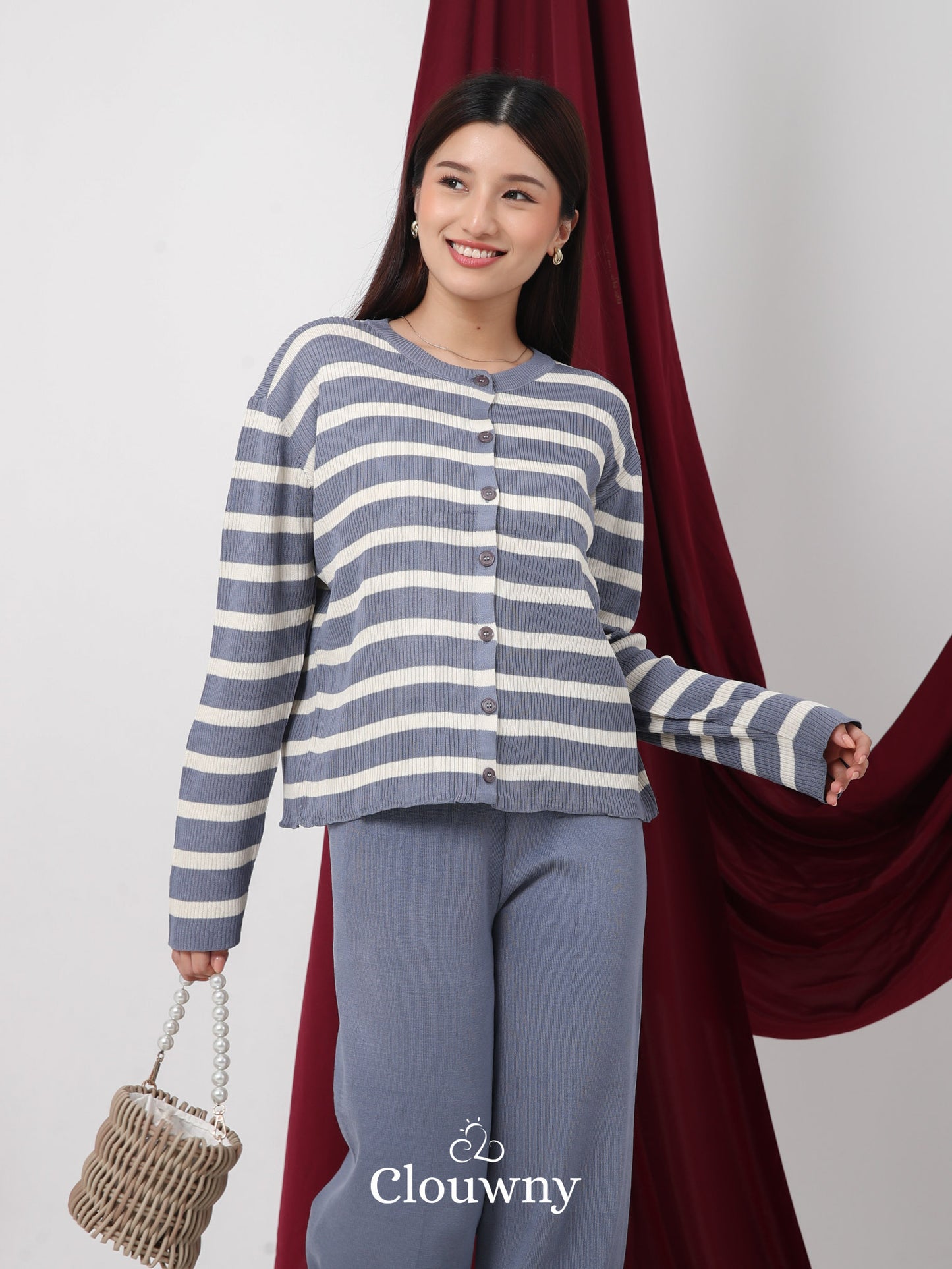 Stella Longsleeve Set - Light Blue