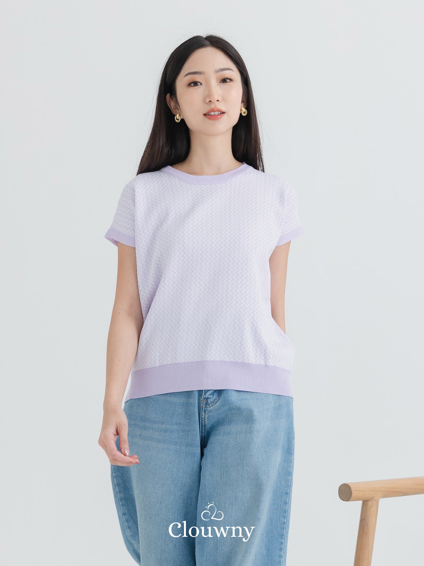 Deluxe Knit Top - Lavender