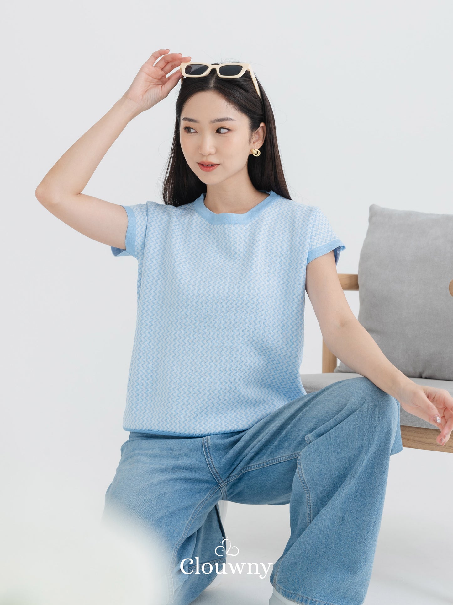 Deluxe Knit Top - Blue