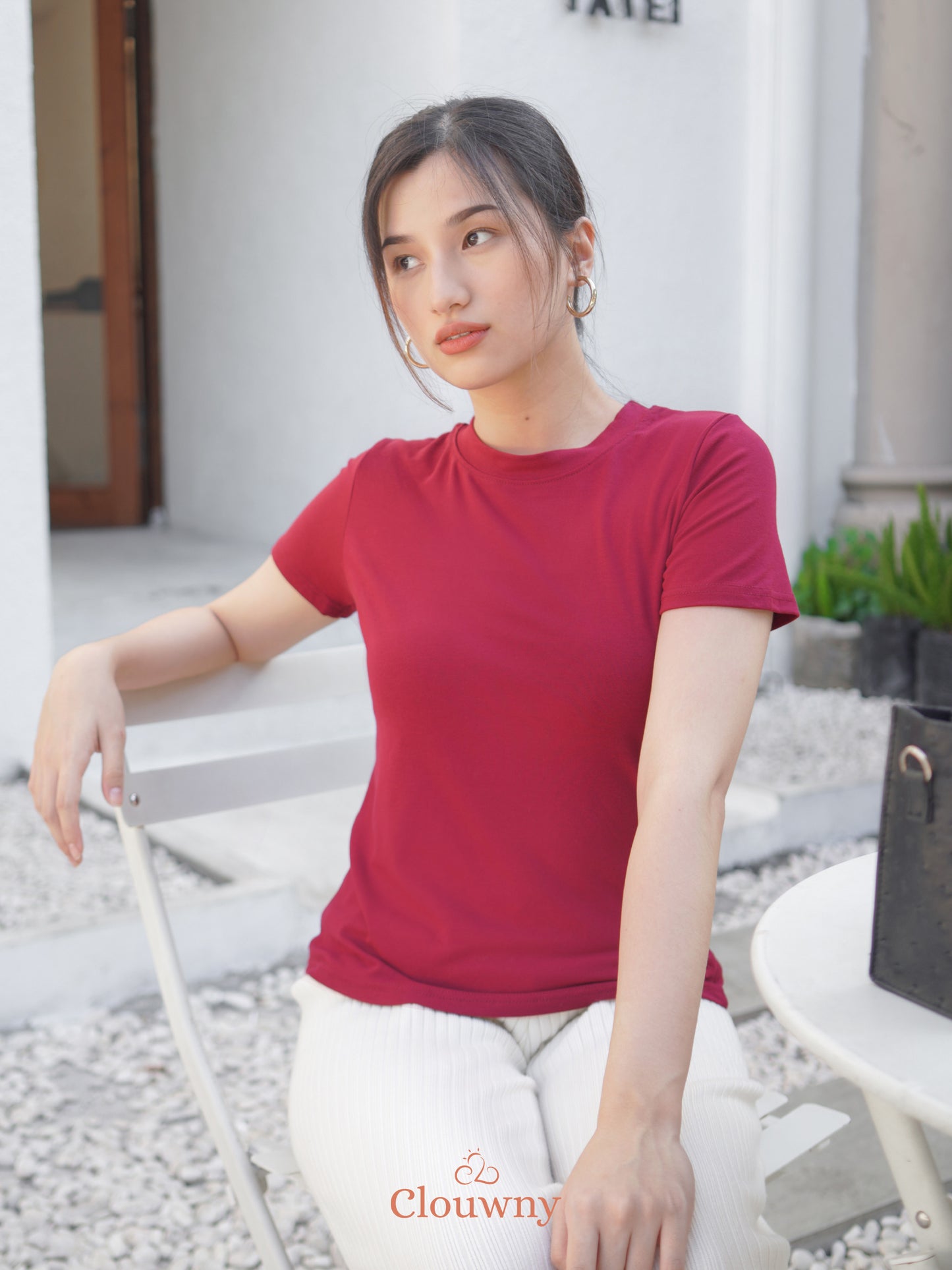 Basic Tshirt - Maroon