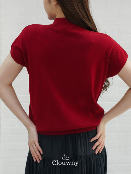 Semi Turtle Top - Maroon