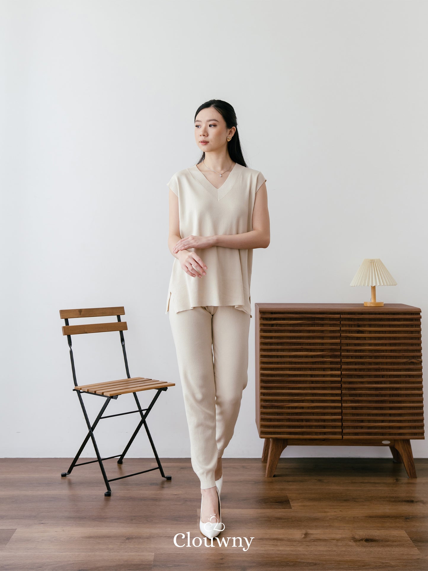 Moreno Knit Set - Cream