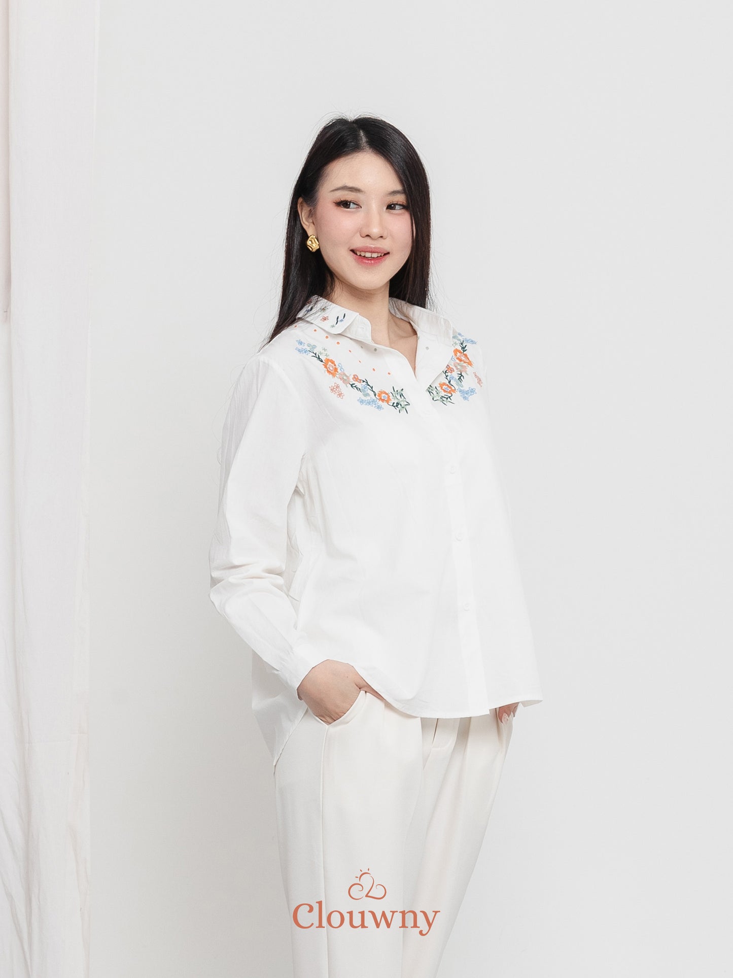 Daria Cotton Shirt - White