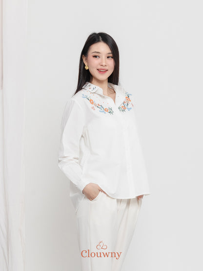 Daria Cotton Shirt - White