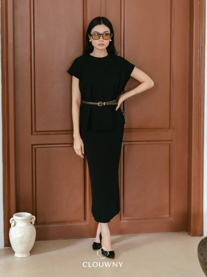 Kurasu Round Knit Set - Black