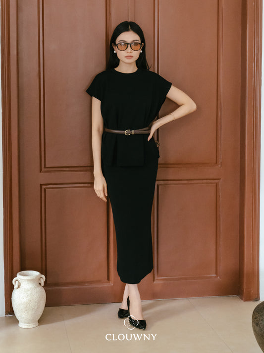 Kurasu Round Knit Set - Black