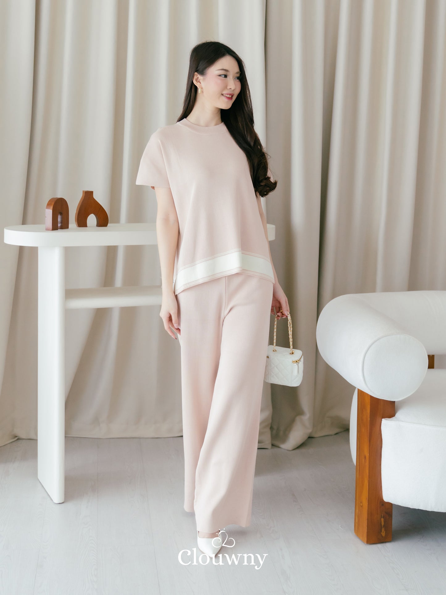 Mile Knit Set - Soft Pink