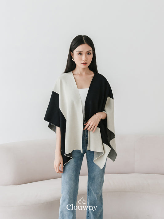 Justine Scarf Outer - Cream