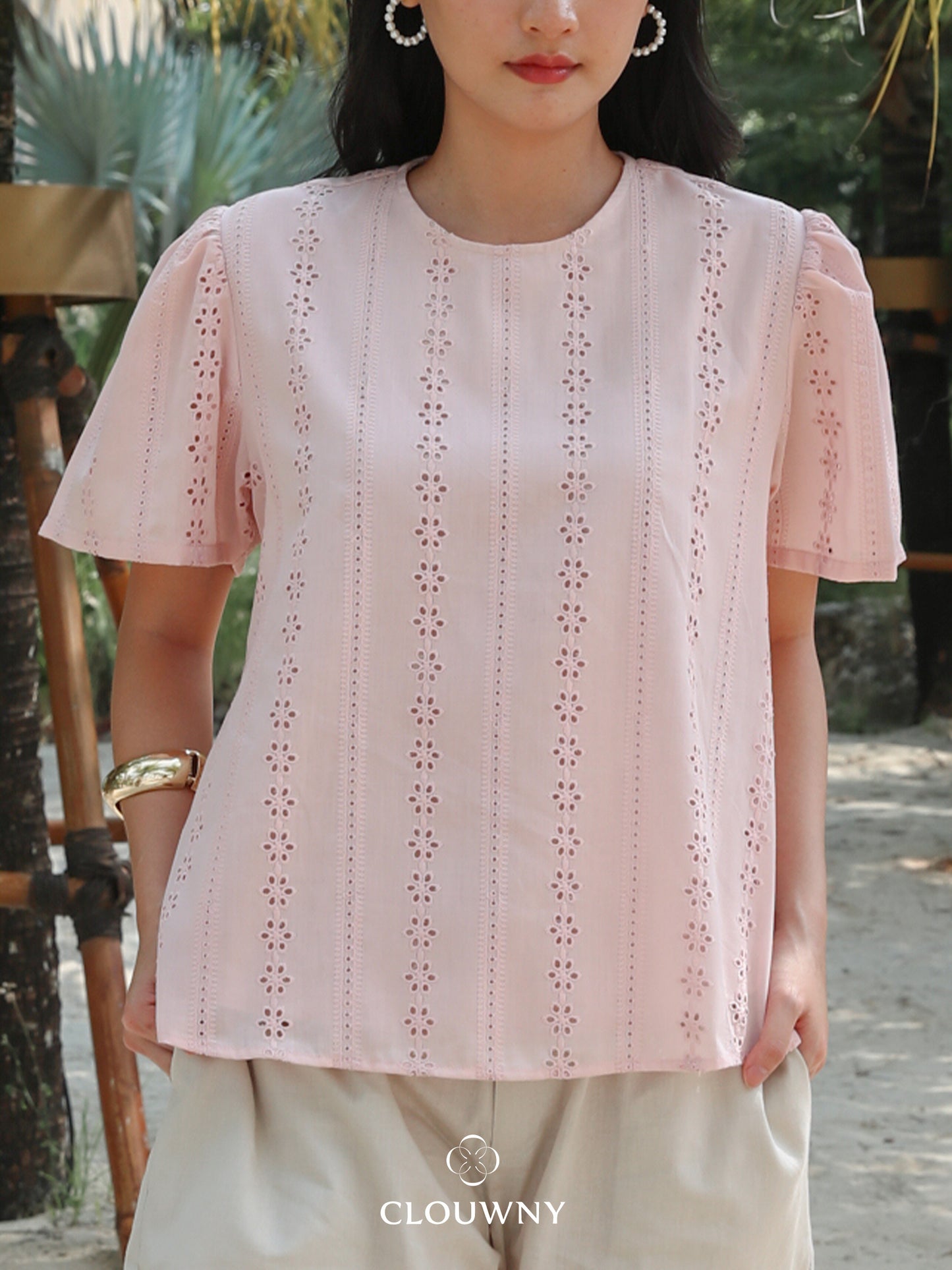 Salma Loose Blouse - Pink